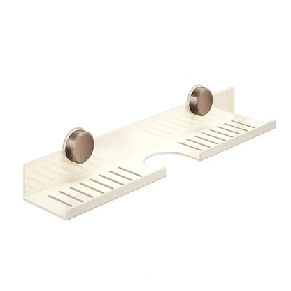 Punch-Free U-Shaped Bathroom Rack – Over-Sink Floating Shelf Organizer