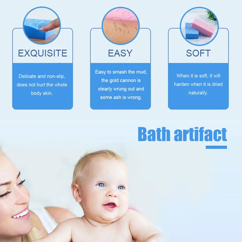 Exfoliating Bath Sponge – Deep Clean & Dead Skin Remover | Soft Body Scrubber for Adults