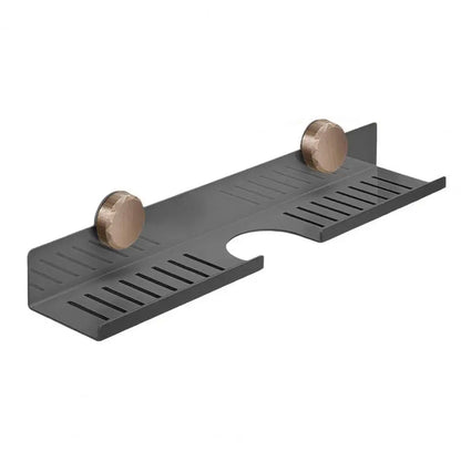 Punch-Free U-Shaped Bathroom Rack – Over-Sink Floating Shelf Organizer